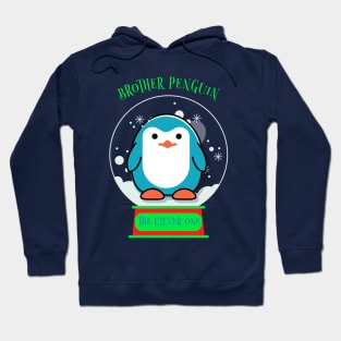 Brother Penguin Matching Christmas Penguin Family Hoodie